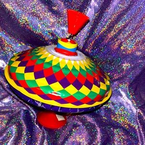 Vintage German Spin Top Toy